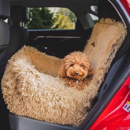 Amibelle Hunde Bilsæde med Plys Design Bella Teddy